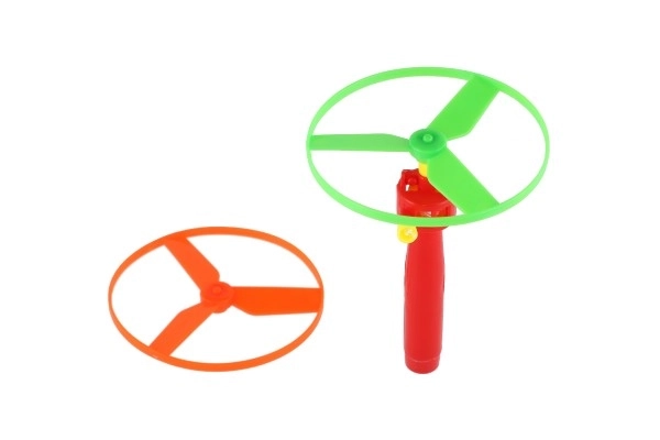 Vystřelovací vrtulka + startér plast 9cm 2 barvy v sáčku