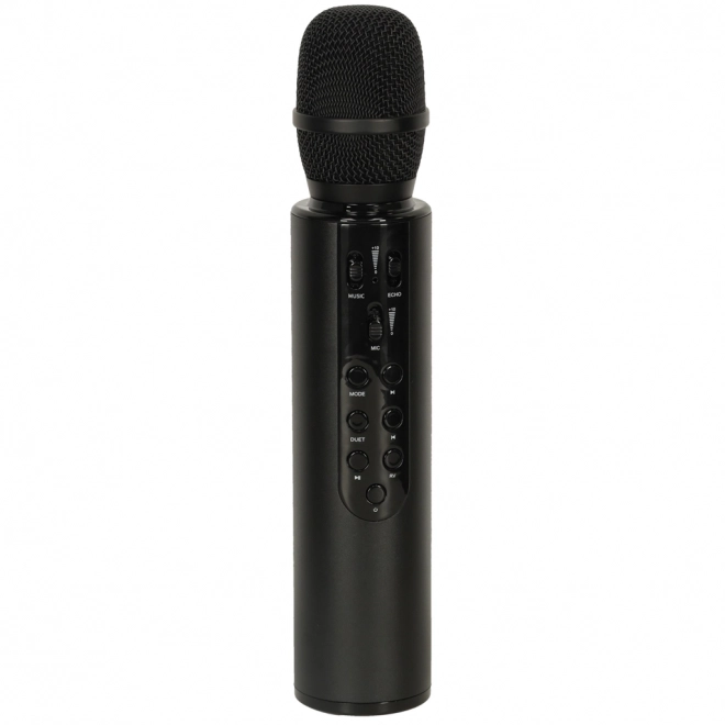 Bezdrátový mikrofon na karaoke Bluetooth černý – Černý