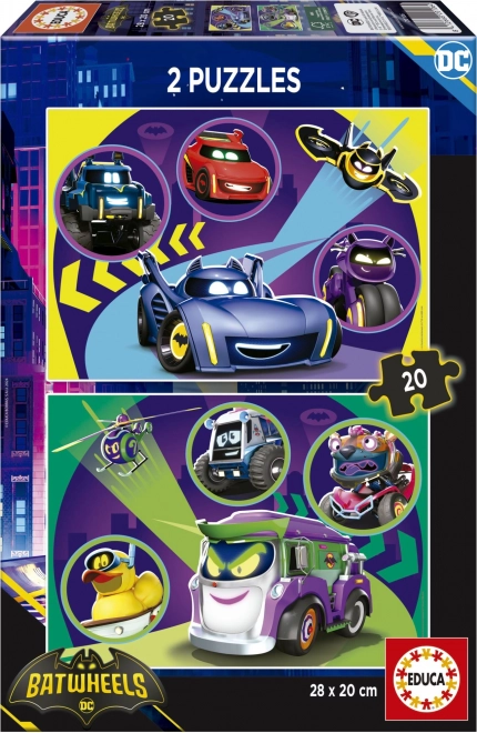 Educa Puzzle Batwheels 2x20 dílků
