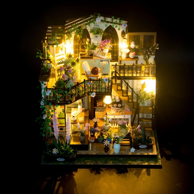 Miniatura domečku Darcyin květinový dům