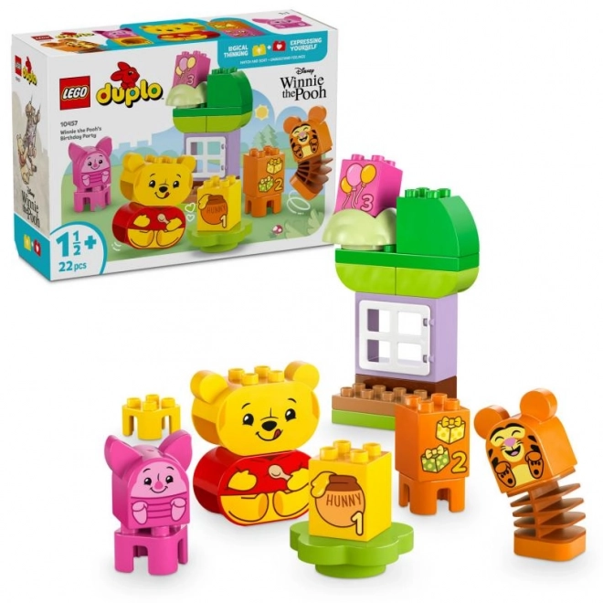 Kostky Duplo Narozeninová oslava Medvídka Pú