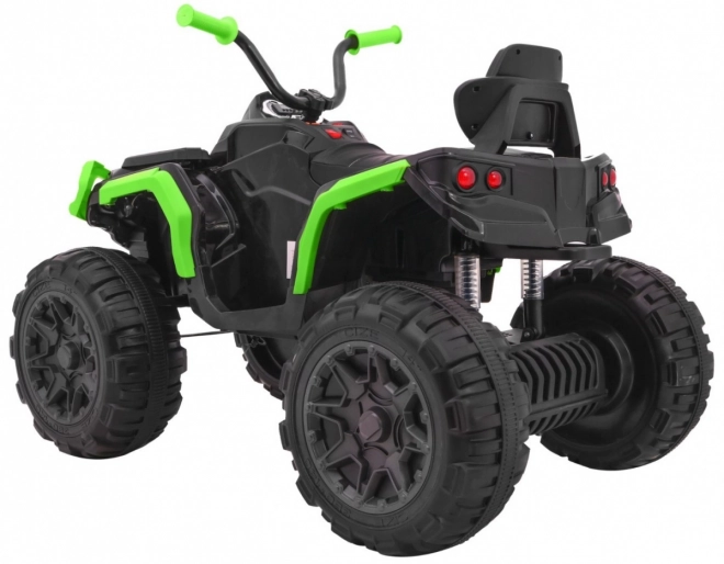 Čtyřkolka ATV 2,4GHz na baterie pro děti + Dálkové ovládání + Kola EVA + Rádio MP3 + Startování zdarma – černo-zelená
