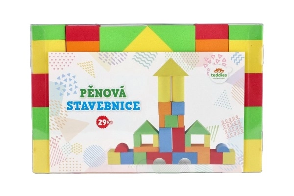 Barevná pěnová stavebnice pro děti