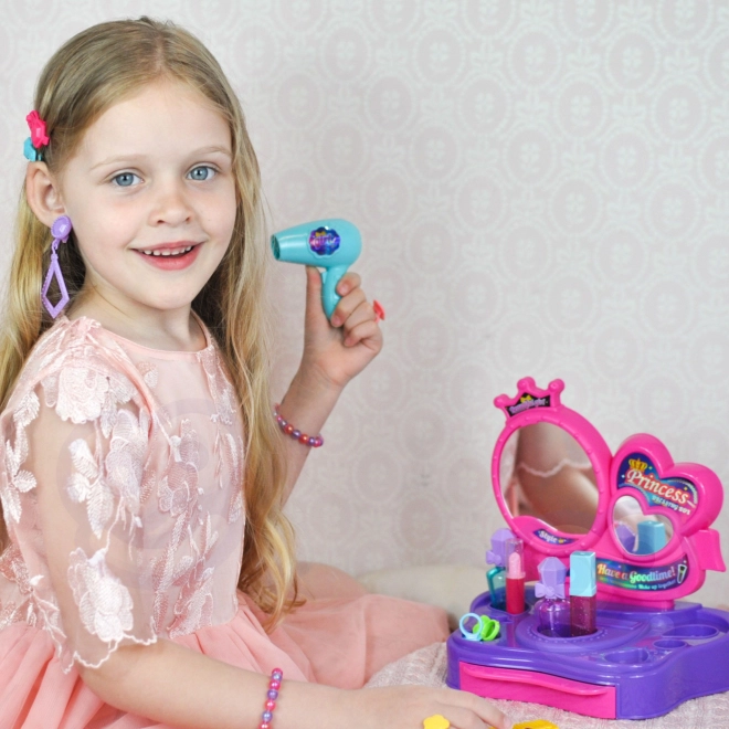 Toaletka pro princezny Woopie - Studio krásy s 18 doplňky