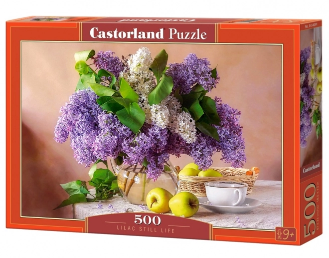 Puzzle 500 ks Květiny šeříku ve váze