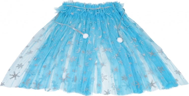 Lehká tylová sukně s vločkami