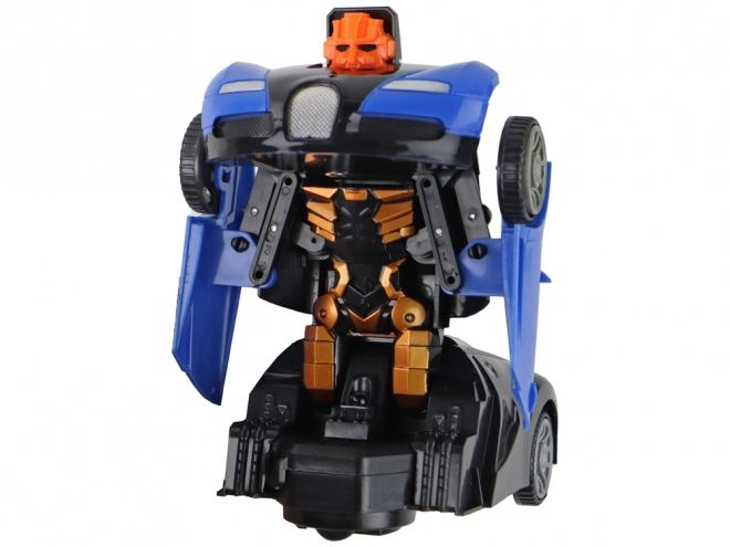 2 v 1 Bugatti Modré světelné efekty Car-Robot
