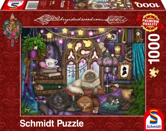 Puzzle Kočky a Pohovka 1000 dílků