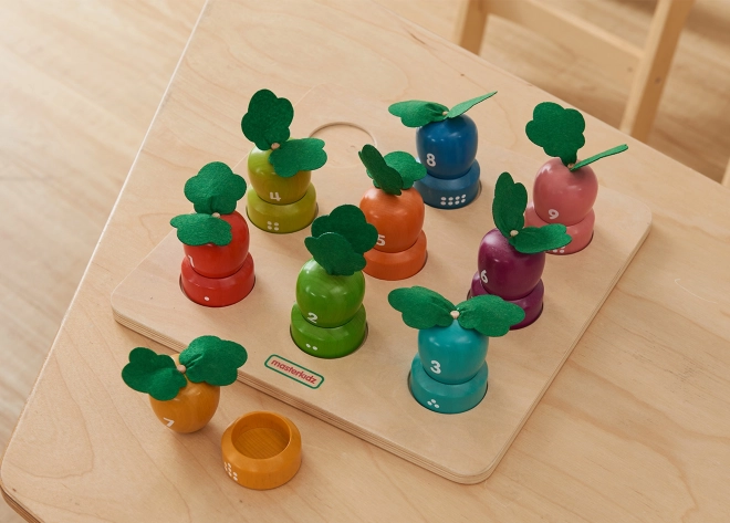 Edukativní tabule Zelenina Montessori