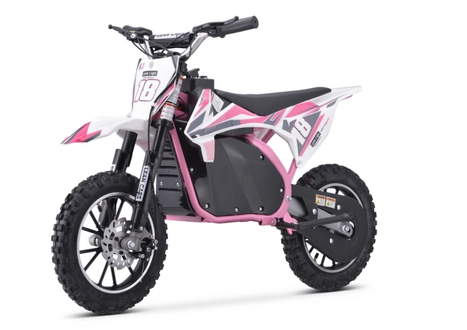 Dětská elektro motorka TRAIL KING růžová