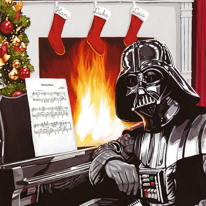 Trefl puzzle Star Wars: Vánoce s Darth Vaderem 1000 dílků
