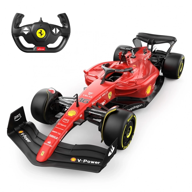 Dálkově ovládaný model Ferrari F1-75 1:12 červený