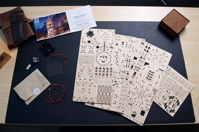 Maják Split Rock 3D dřevěné mechanické puzzle