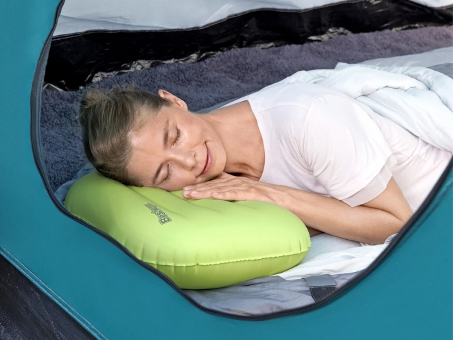 Nafukovací cestovní polštář Bestway WanderLite zelený