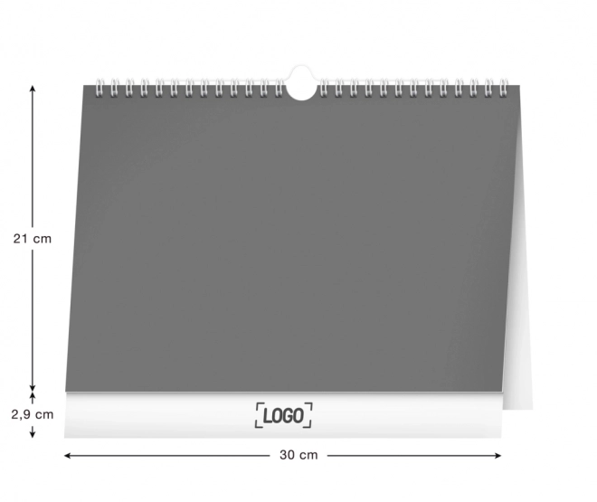 NOTIQUE Týdenní plánovací kalendář Pivoňky 2025, 30 x 21 cm