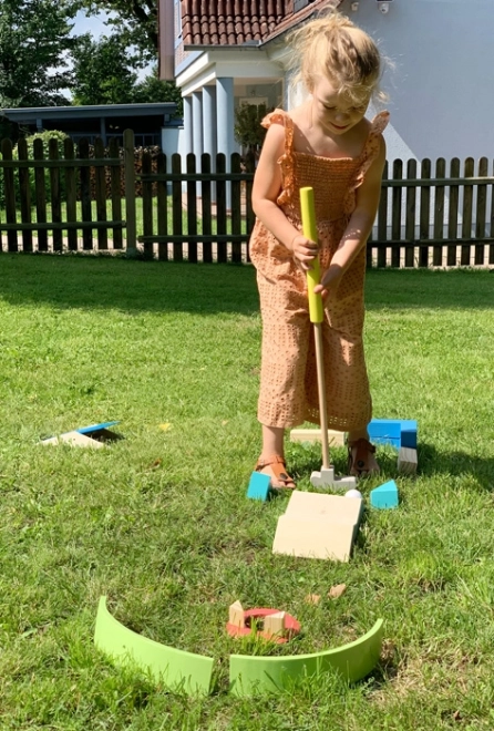dětský minigolf set small foot Active z FSC dřeva