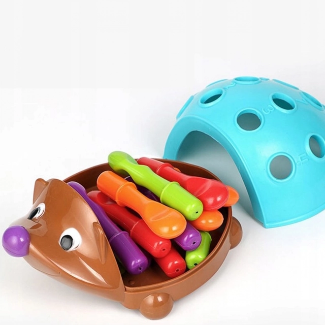 Woopie vzdělávací hra ježek sorter Montessori 4v1