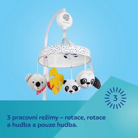 Canpol babies Senzorický plyšový kolotoč s melodiemi/bluetooth BabiesBoo