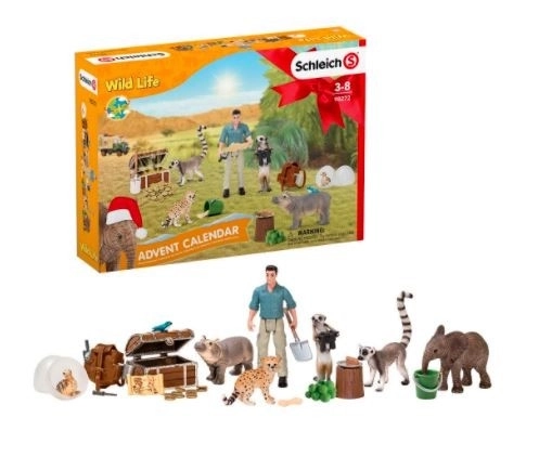 Adventní kalendář Schleich Wild Life