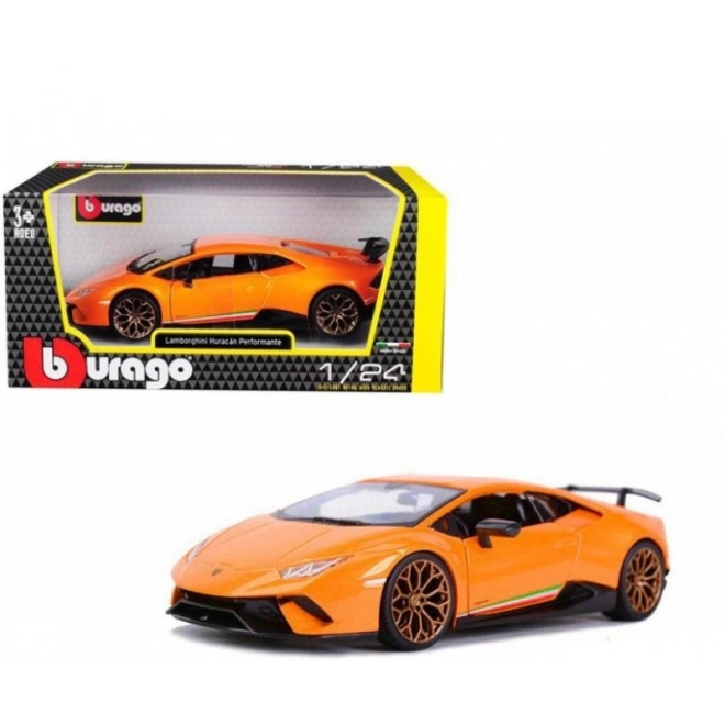 Lamborghini Huracan Performante oranžová model 1:24