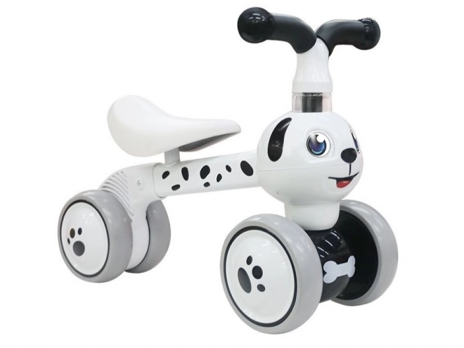 ECOTOYS Odrážedlo Pejsek bílé