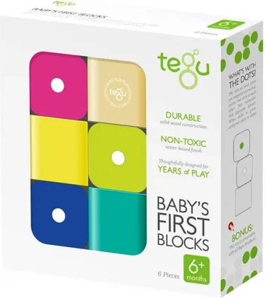 Magnetická stavebnice TEGU - Moje první kostky - 6 dílů