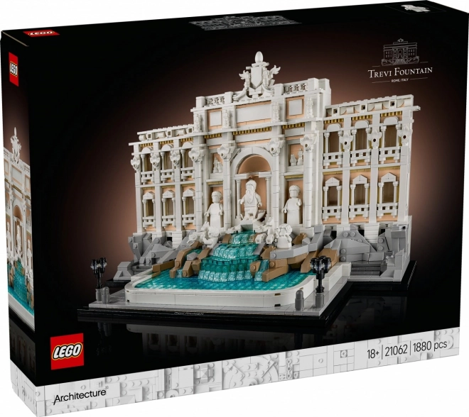 Fontána di trevi lego architektura