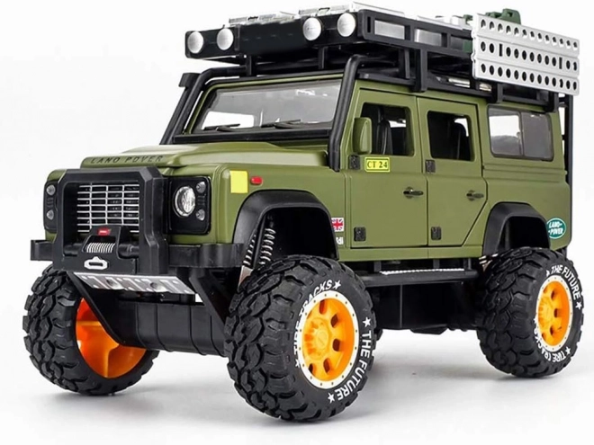 Kovový terénní vůz se zvukem a LED světly
