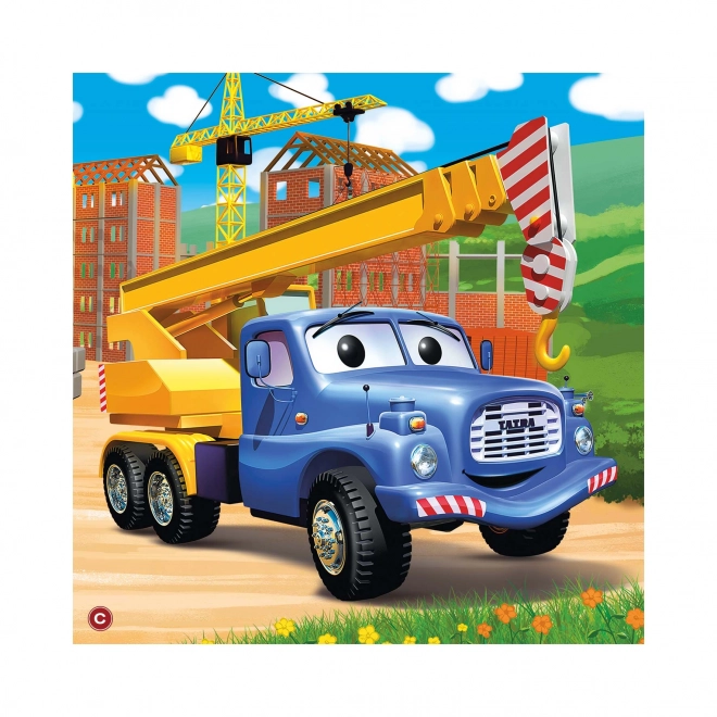 Puzzle Tatra nákladní auta 60 dílků