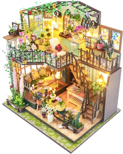 Miniatura domečku Darcyin květinový dům
