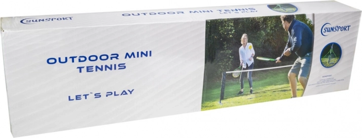 Mini tenis sada se sítí, míčky a raketami