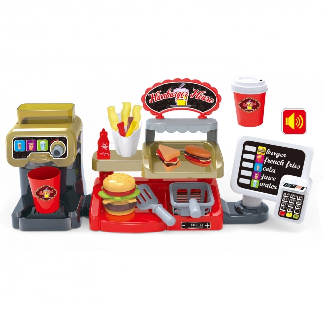 Fast Food XXL s pokladnou a dávkovačem od WOOPIE