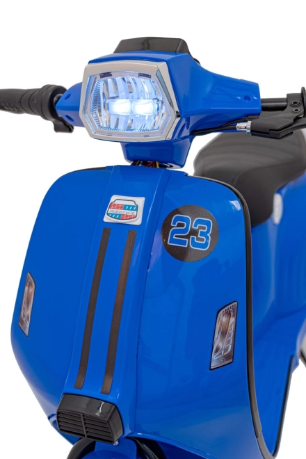 Dětský elektrický skutr Retro 23 modrý
