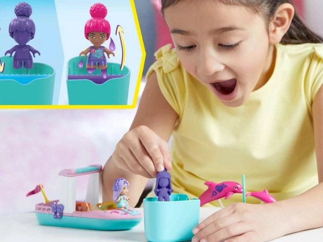 Mega Barbie Color Reveal dobrodružství s delfíny