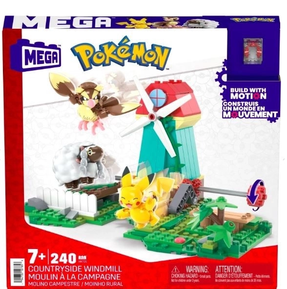 Stavebnice Pokémon venkovský větrný mlýn