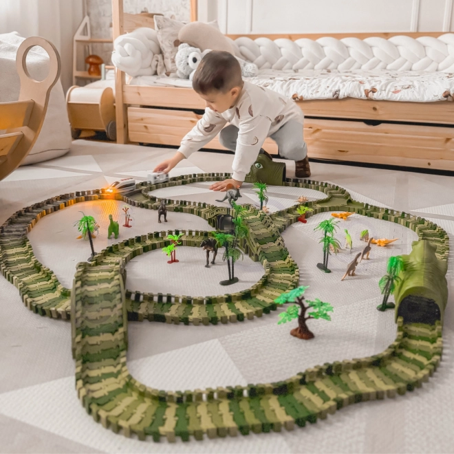 Dinosauří závodní dráha XXL 240 prvků