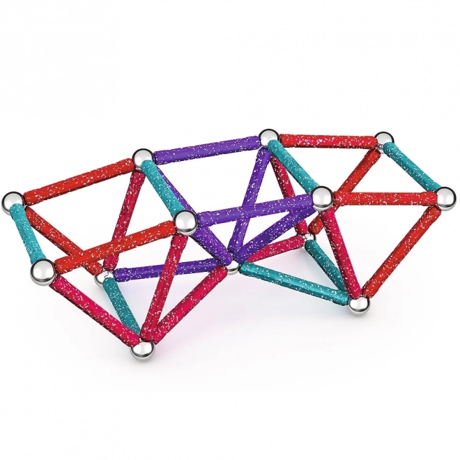 Magnetická stavebnice GEOMAG Glitter 60 dílků