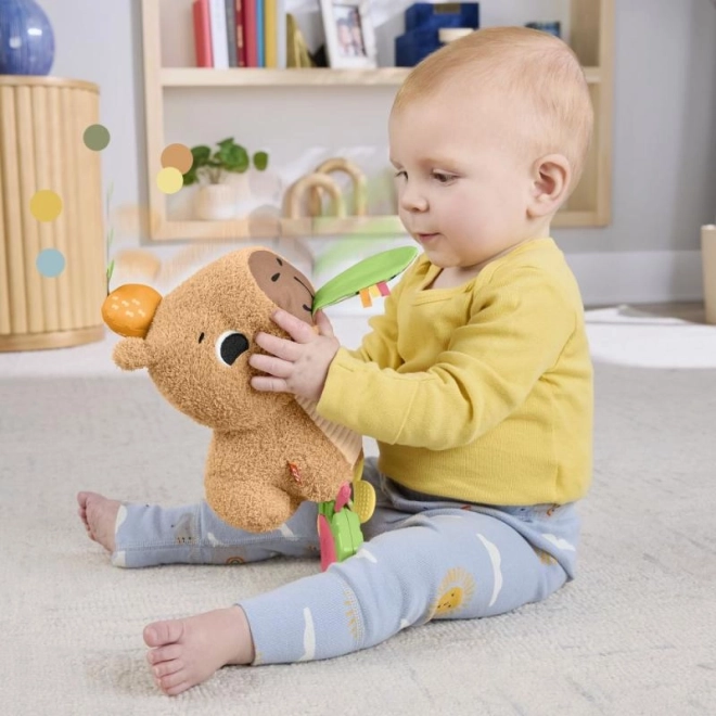 Fisher-Price plyšová hračka kapybara s příslušenstvím