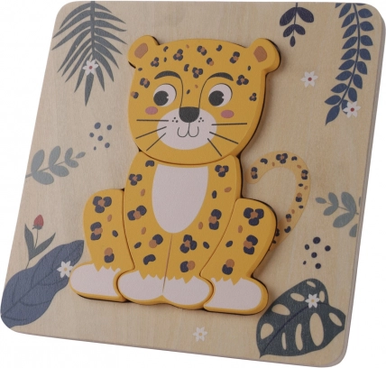 Roztomilý motiv leoparda do dětské sbírky