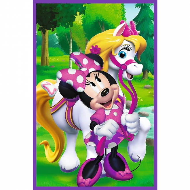 Puzzle 3x80 Minnie a přátelé Disney