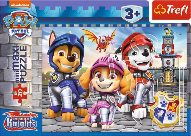 Puzzle Tlapková patrola miniMAXI 20 dílků