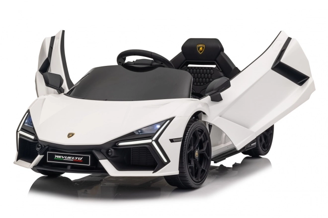 Dětský elektrický vůz Lamborghini Revuelto bílý