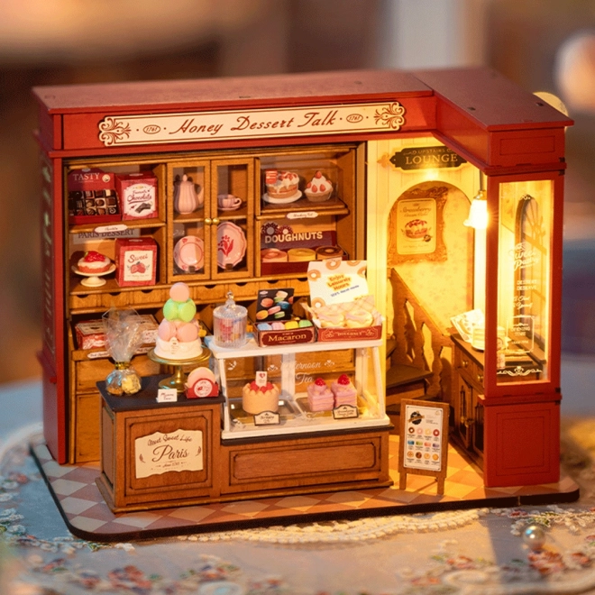 Rolife DIY 3D dřevěné puzzle Cukrárna