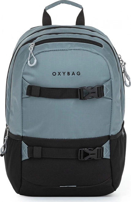 Studentský batoh OXY Sport Black Grey s etue