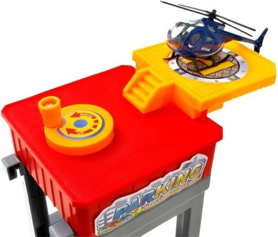 Heliport a flotila vozidel