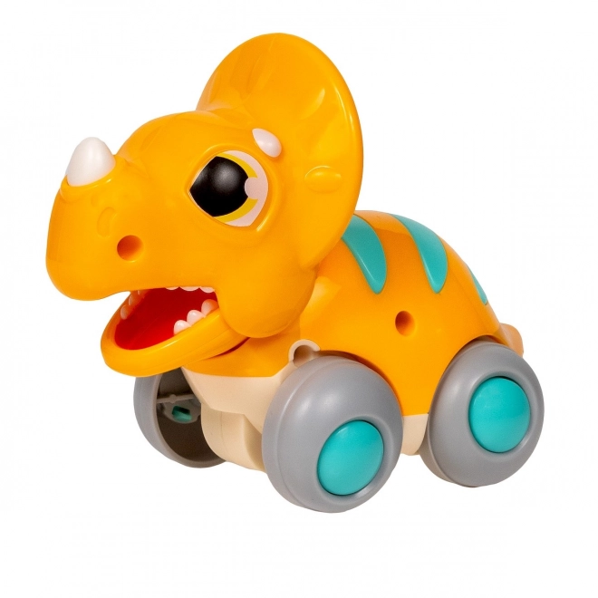 Interaktivní dinosaurus na kolečkách