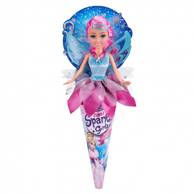 Princezna zimní Sparkle Girlz v kornoutku