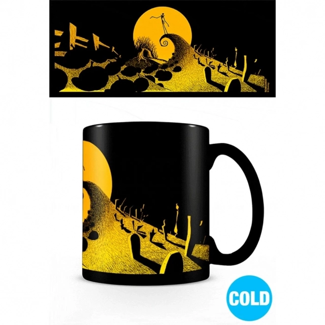 Hrnek měnící motiv Nightmare Before Christmas