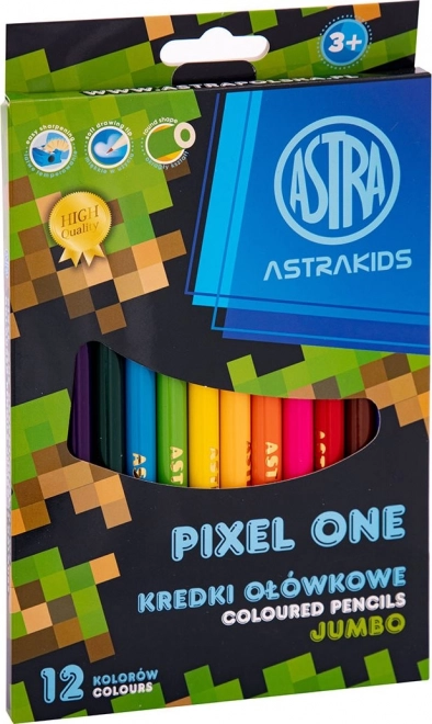 ASTRA Pastelky Pixel One 12ks Jumbo