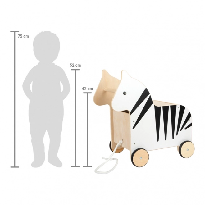 Small foot Box na hračky Zebra „Wildlife“